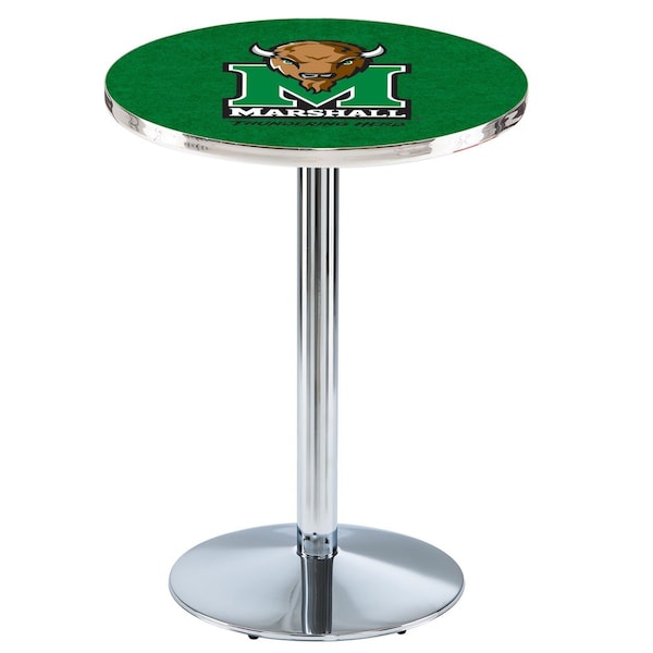 42" Chrome Marshall Pub Table